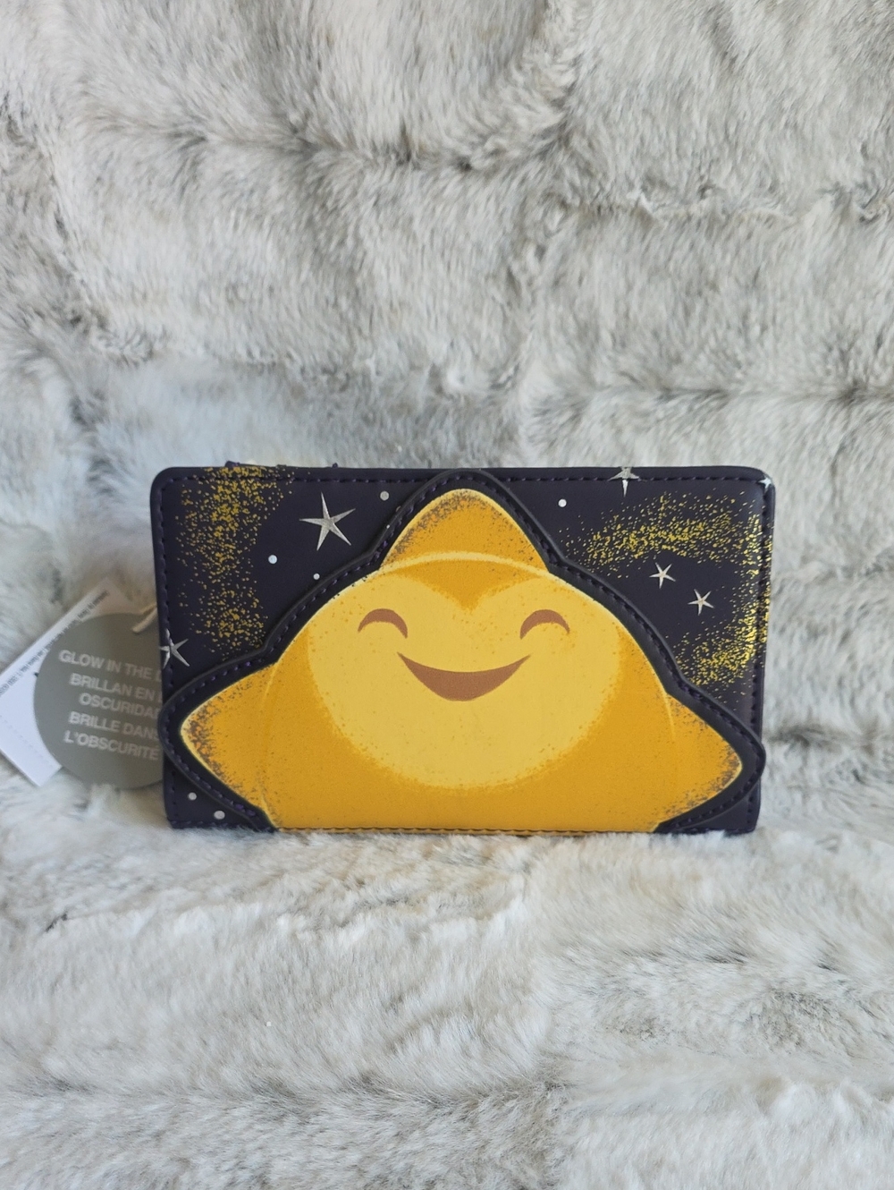 Disney Parks Loungefly Wallet - Wish - Star GLOW IN THE DARK